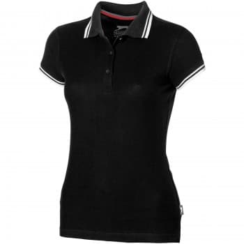 Deuce short sleeve women's polo with tipping