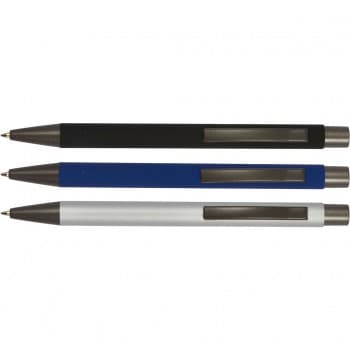 Ziggy Soft Touch Ball Pen with Chrome