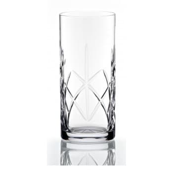 Heavy Cut Crystal Highball Glass