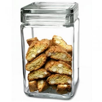 1.5 Litre Square Jar