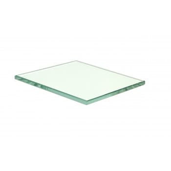 Square Flat Glass Coaster In Green