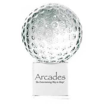 Crystal 60mm Golf Ball Award