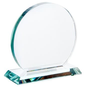 Medium Jade Green Trophy Award Circle