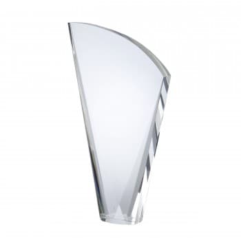 Medium Optical Crystal Harp Shape Modern Award