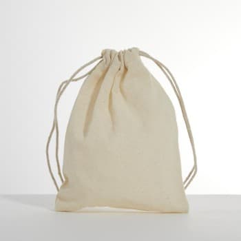 Medium Cotton Drawstring Bag