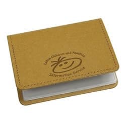 Eco Natural Leather Business Card Wallet