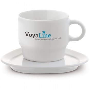 Satellite, cup & saucer triangle 180ml