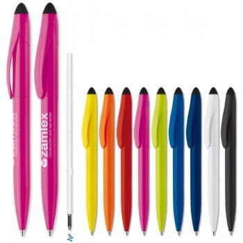 Touchy stylus ball pen (coloured)