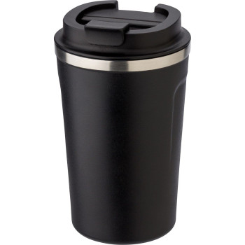 Stainless steel double walled mug 380ml