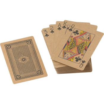 Recycled paper playing cards