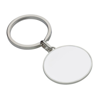 Round Metal Keyring