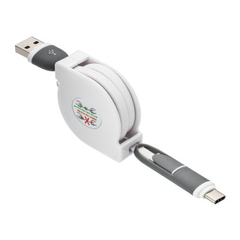 3-in-1 retractable charging cable