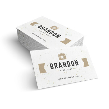 Seeded Paper Business Cards (1PP)