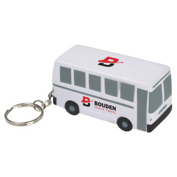 Custom Printed Stress Bus Keyring