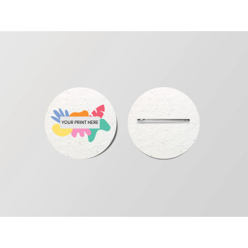 Seed Paper Button Badge