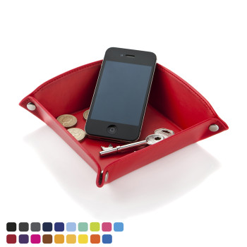 Desk Tidy In Soft Touch Vegan Torino PU