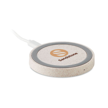 Wireless Charger Wheat Straw/ABS 5W