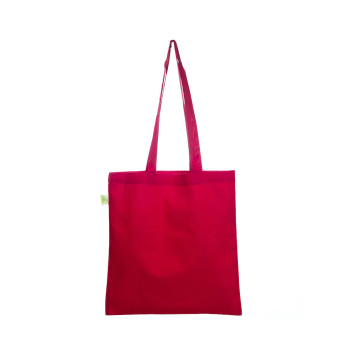 Eco Red Cotton Shopper