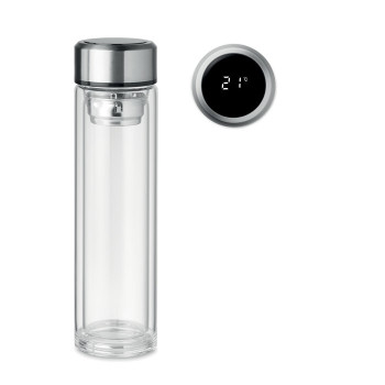 Bottle With Touch Thermometer