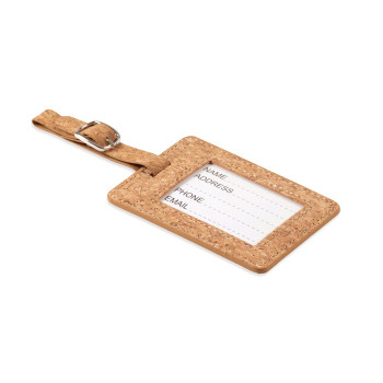 Cork Luggage Tag