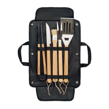 5 BBQ Tools In Pouch