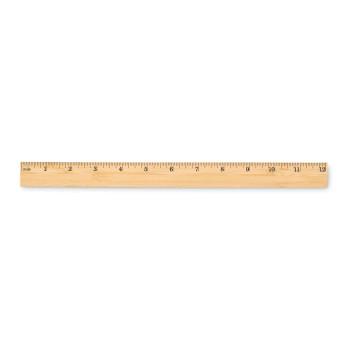 Ruler In Bamboo 30cm