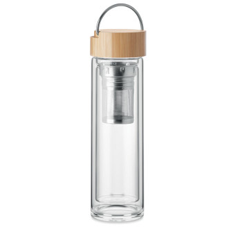 Double Wall Glass Bottle 400ml