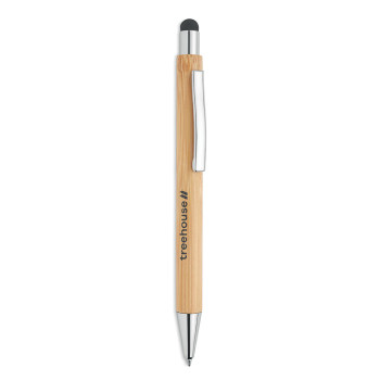 Bamboo Stylus Pen Blue Ink