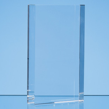 17cm x 10cm Optical Crystal Rectangle Award, H or V