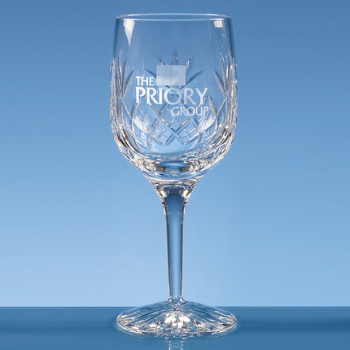 285ml Blenheim Lead Crystal Panel Goblet