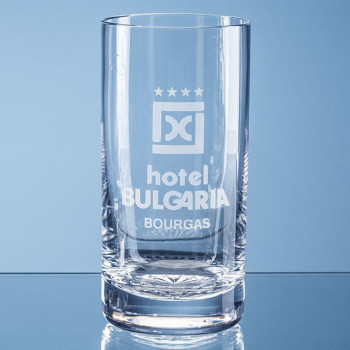 400ml Grosvenor Lead Crystal High Ball with Star Cut Base