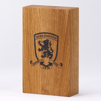 15cm x 10cm x 3.5cm Beech Rectangle Award