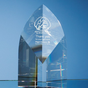 20cm Optical Crystal Arch Award