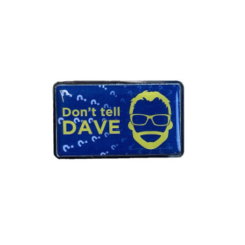 Rectangular Pin Badge with Full Colour Printed Decal