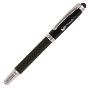 Carbon Fibre Capped Roller Ball Pen