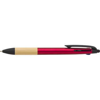 Bamboo Ballpen (3 Colour And Stylus)