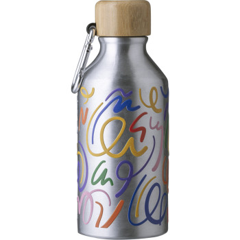 Aluminium Single Walled Bottle 400ml