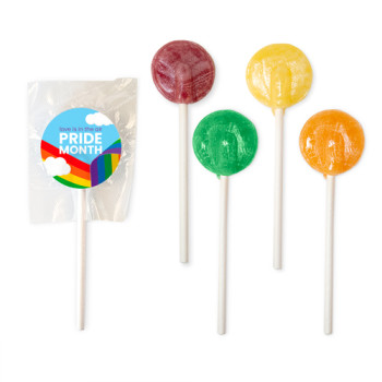 Flat Lollipop With Label