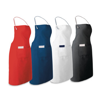 Apron In Cotton & Polyester