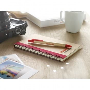 B6 Recycled Notebook With Pen