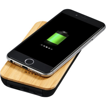 Future Bamboo/Fabric Wireless Power Bank 6000mAh