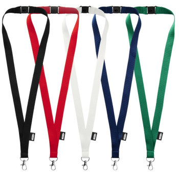 Tom Recycled PET Lanyard With Breakaway Closure