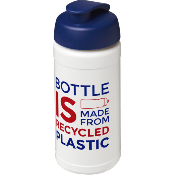 Baseline Recycled Sport Bottle With Flip Lid 500ml