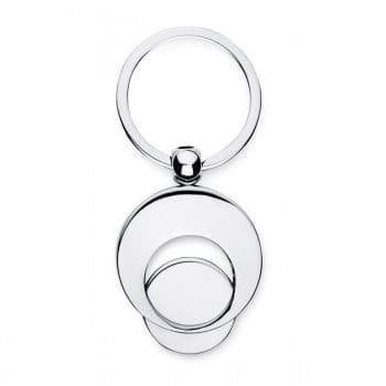 Metal Keyring With Trolley Token