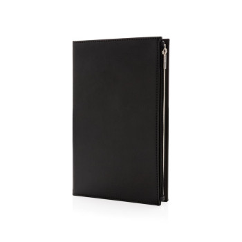 Swiss Peak A5 PU Notebook With Zipper Pocket