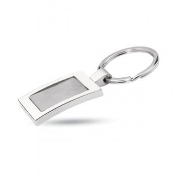 Rectangular Metal Keyring