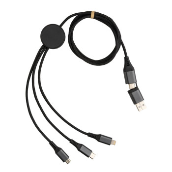 Terra RCS Recycled Aluminium 120cm 6-In-1 Cable