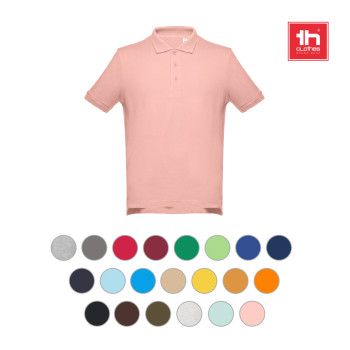 Adam Men's Short-Sleeved Cotton Polo Shirt