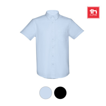 London Men's Short-Sleeved Oxford Shirt