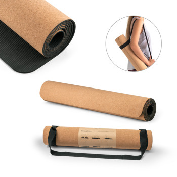 Exercise Mat For Yoga Made Of Cork & TPE